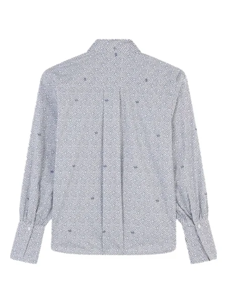 Cămașă Maison Kitsune cu imagine alb
