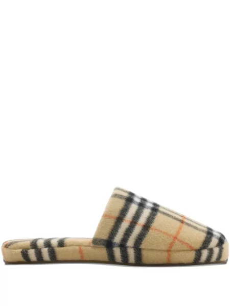 Papuci de casă Burberry în carouri