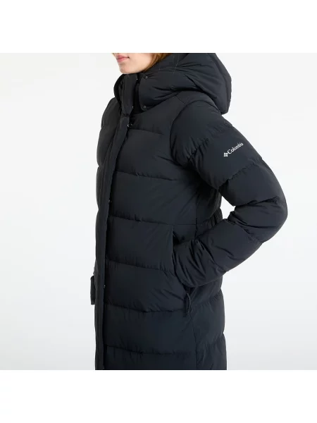 Dámský péřový kabát Columbia Amaze Puff Long Hooded black černý