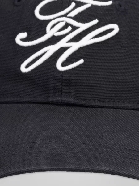 Kapa s šiltom Tommy Hilfiger Logo Embroidery Baseball Cap črna