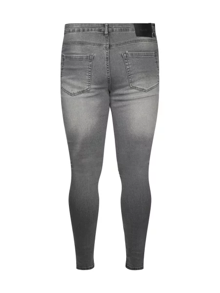 SikSilk Džínsy denim sivý