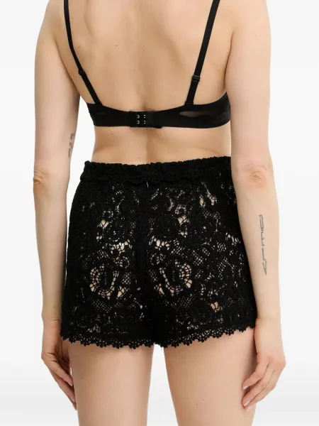 Pantaloni scurți Twinset negru