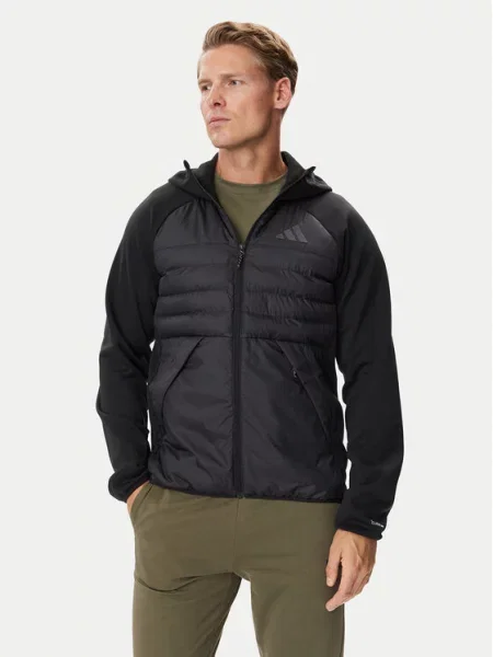 Adidas Μπουφάν outdoor Terrex Multi Insulated Hybrid Hooded Jacket μαύρο