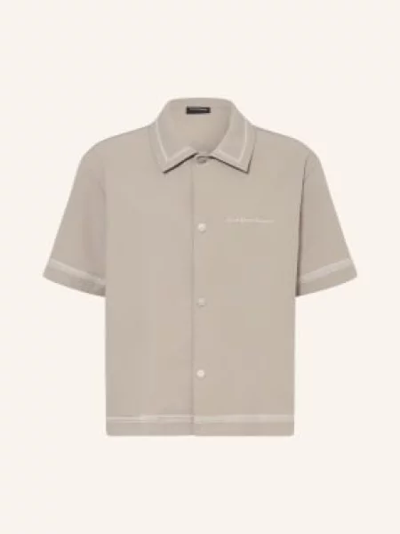 Don't Waste Culture Košile S Krátkým Rukávem Benoka Comfort Fit černošedá bílá