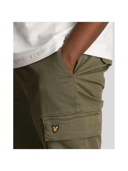 Pantaloni cargo Lyle & Scott kaki