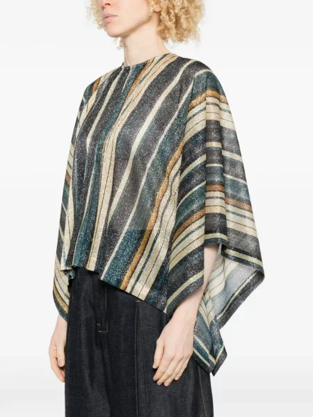 Sukienka Siyu w paski niebieska