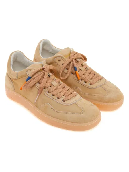 Sneakersy Barracuda skórzane brązowe