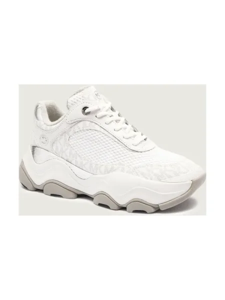 Michael Kors Sneakers ATLAS cu adaos de piele alb