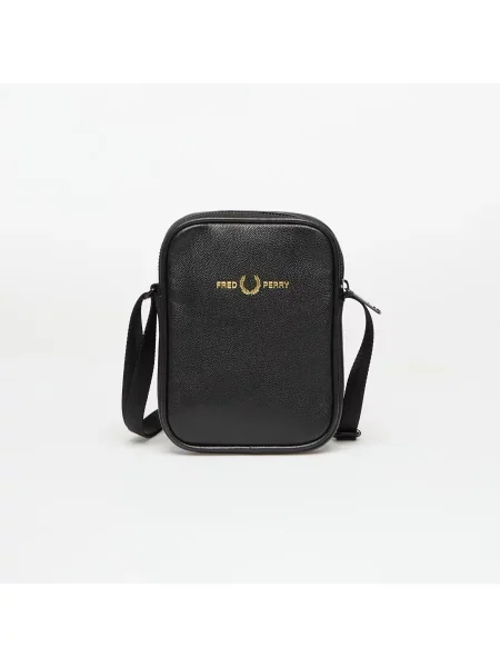 Geantă Fred Perry din piele negru
