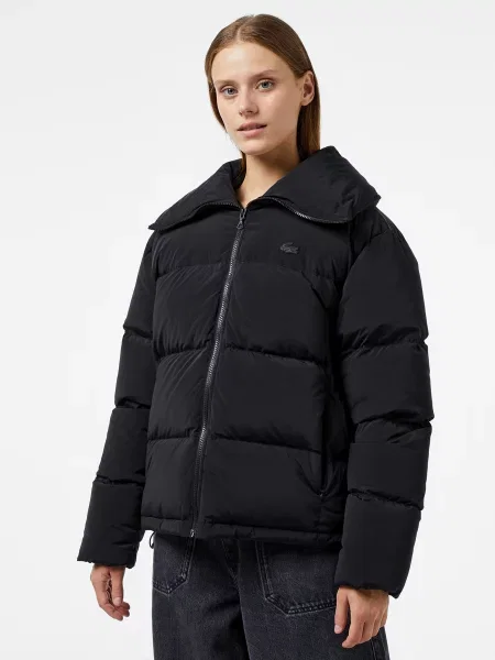 Демисезонная куртка Lacoste черная