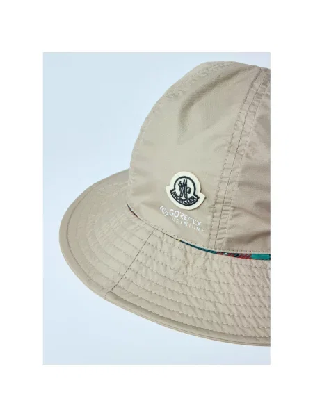 Koszulka Moncler z logo beżowa