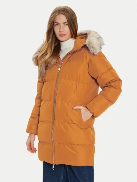 Tommy Hilfiger Geacă din puf portocaliu