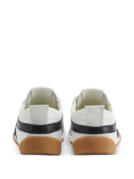 Sneakerși Giuseppe Zanotti din piele de căprioară alb