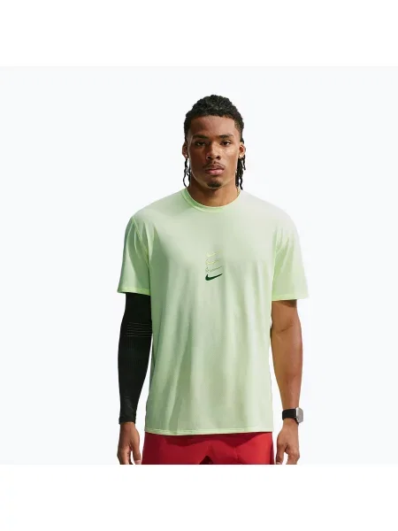 Tricou de alergare pentru bărbați Nike Dri-Fit Running Top barely volt
