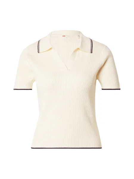 LEVI'S ® Pulover Faith albastru închis / lână alb