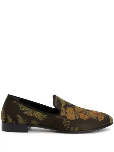Pantofi loafer Giuseppe Zanotti cu model floral slip-on