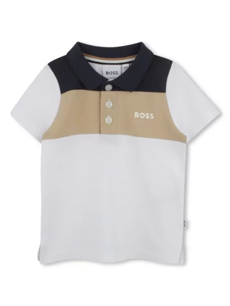 Koszulka polo dziecięca Bosswear biała