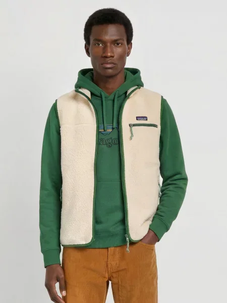 Patagonia Kamizelka Polarowa Retro Pile weiss biała
