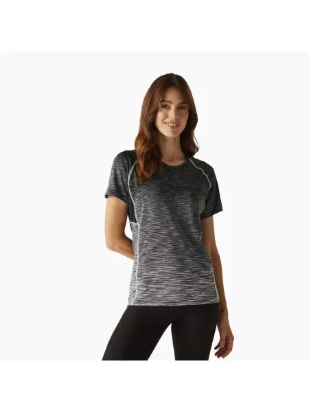 Дамска тениска REGATTA Laxley II black ombre черно