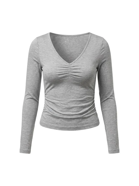 Studioselect Tricou Stina amestecat gri