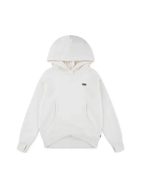 Levi's Dětská mikina BATWING PATCH HOODIE béžová