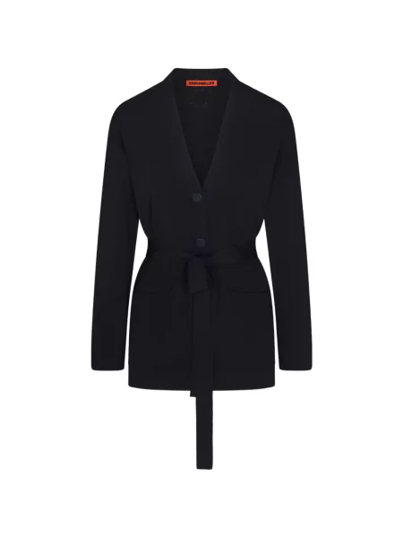 Cu centură cardigan Simon Miller negru