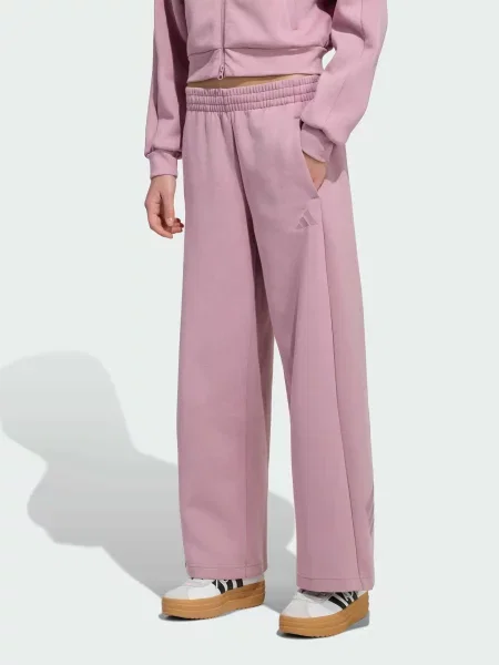 Детские брюки Adidas фиолетовые