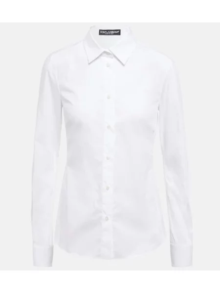 Cămașă Dolce&gabbana din poplin alb
