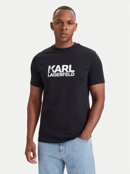 KARL LAGERFELD Póló Sötétkék