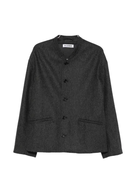 Gulerat geacă Jil Sander gri