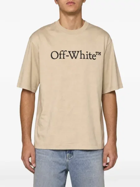 Tricou Off-white cu imagine alb