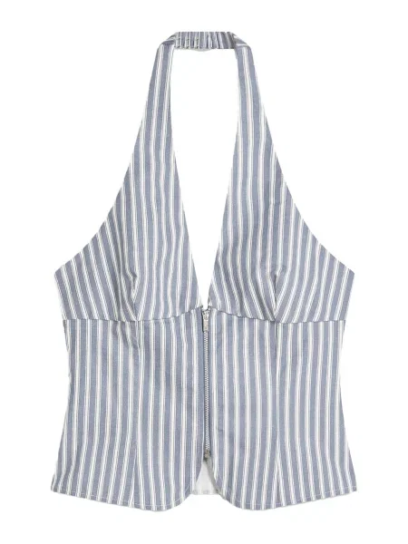 Top Bershka bílý