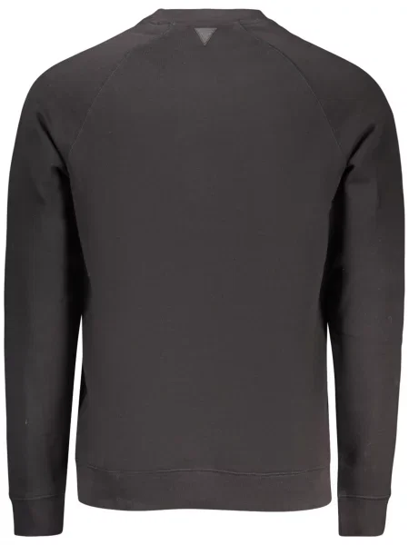 Geacă de blugi Guess Jeans cu glugă negru