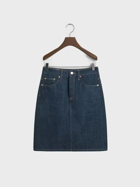 Джинсова спідниця Gant синя