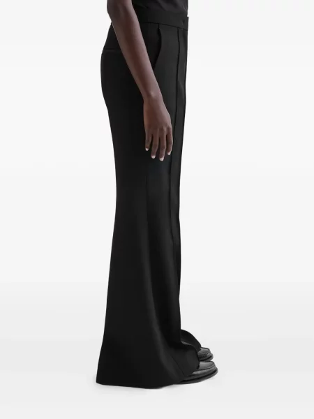 Pantaloni Jil Sander de lână negru