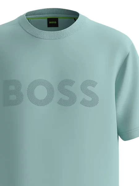 Tricou Boss cu autograf albastru