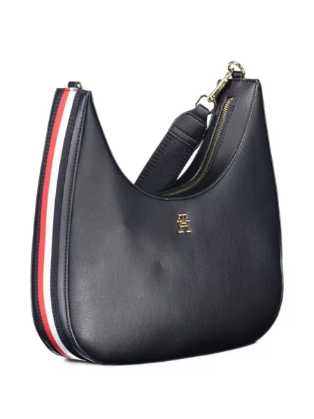 Geantă Tommy Hilfiger cu dungi albastru