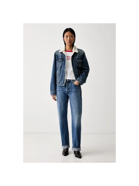 Kurtka jeansowa Levi's niebieska