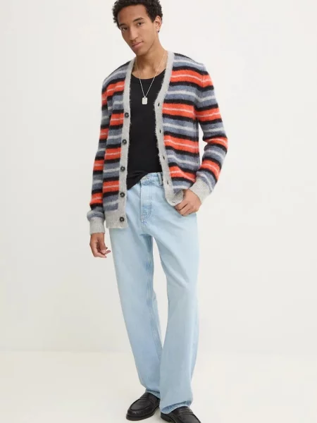 Vlněný svetr A.P.C. cardigan dave