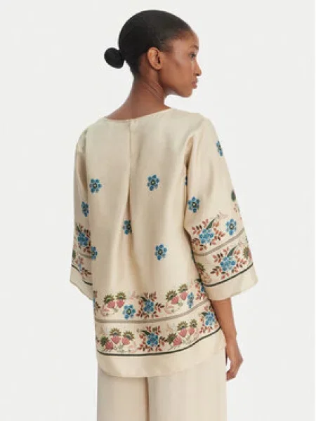 Weekend Max Mara Bluza Samba Écru bež
