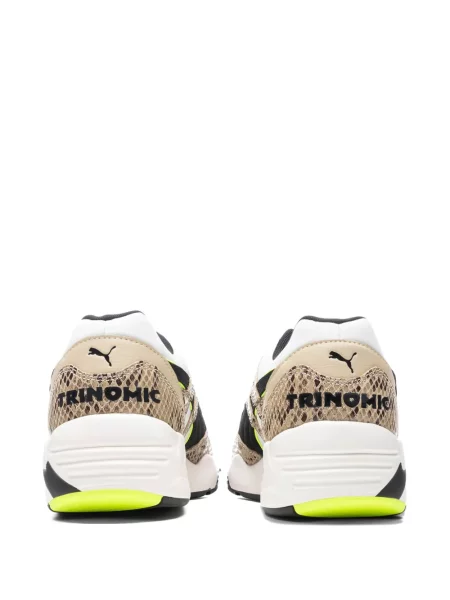 Sneakerși Puma cu șireturi din dantelă alb