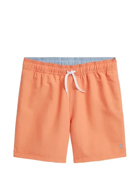Kąpielówki dziecięce Polo Ralph Lauren pomarańczowe