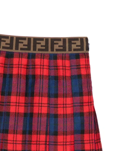 Dětské sukně Fendi červené