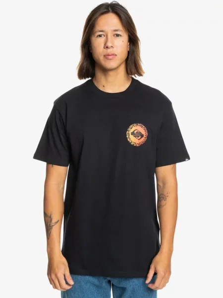 Długa koszulka Quiksilver czarna
