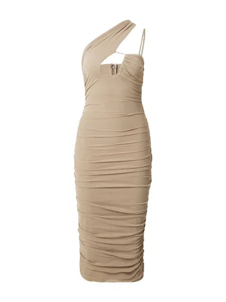 Misspap Rochie piatră gri