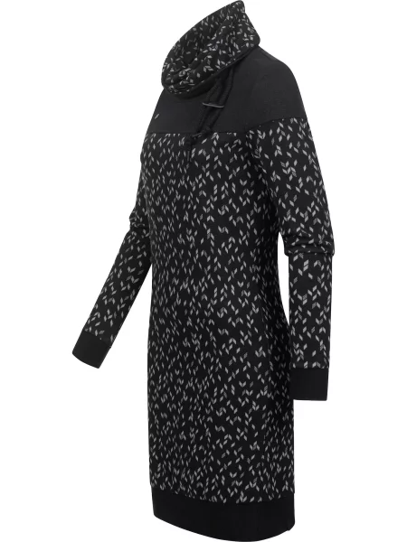 Ragwear Rochie Chloe gri deschis negru