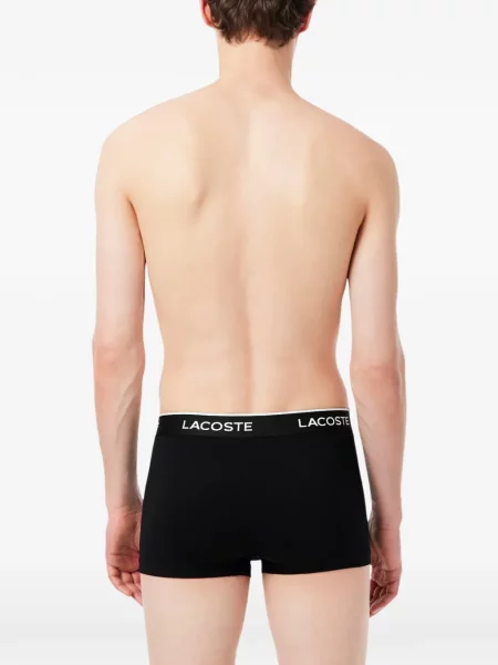 Boxeri Lacoste cu autograf negru