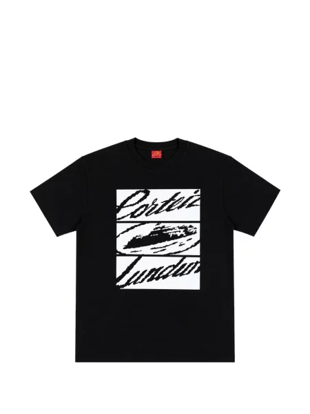 Tricou Corteiz cu imagine negru