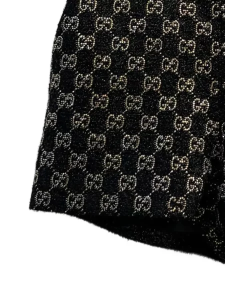 Pantaloni scurți Gucci negru