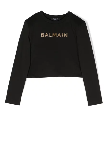 Koszulka dziecięca Balmain czarna